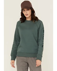 Carhartt Women's Relaxed Fit Midweight Graphic Crewneck Sweatshirt