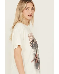 Wrangler Women's Long Live Short Sleeve Graphic Tee