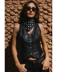 Idyllwind Women's Coated Bustier Button-Down Vest