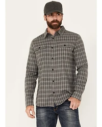 Brothers and Sons Men's Brewster Everyday Plaid Print Long Sleeve Button Down Flannel Shirt