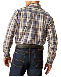 Ariat Men's Cameron Plaid Print Long Sleeve Button-Down Western Shirt