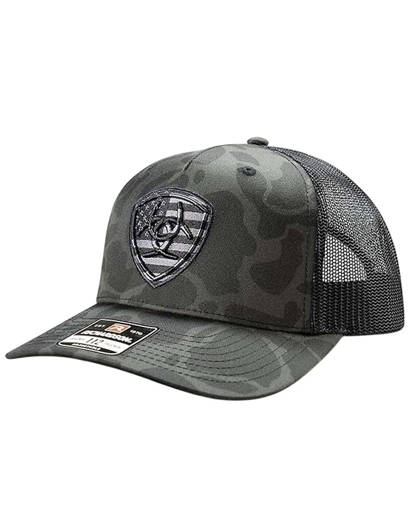 Ariat Men's Camo Logo Ball Cap