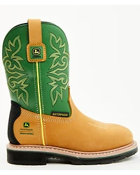 Skechers X John Deere Boys' Rowood Boulder Valley Waterproof Boots - Round Toe