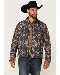 Hooey Men's Southwestern Print Softshell Jacket