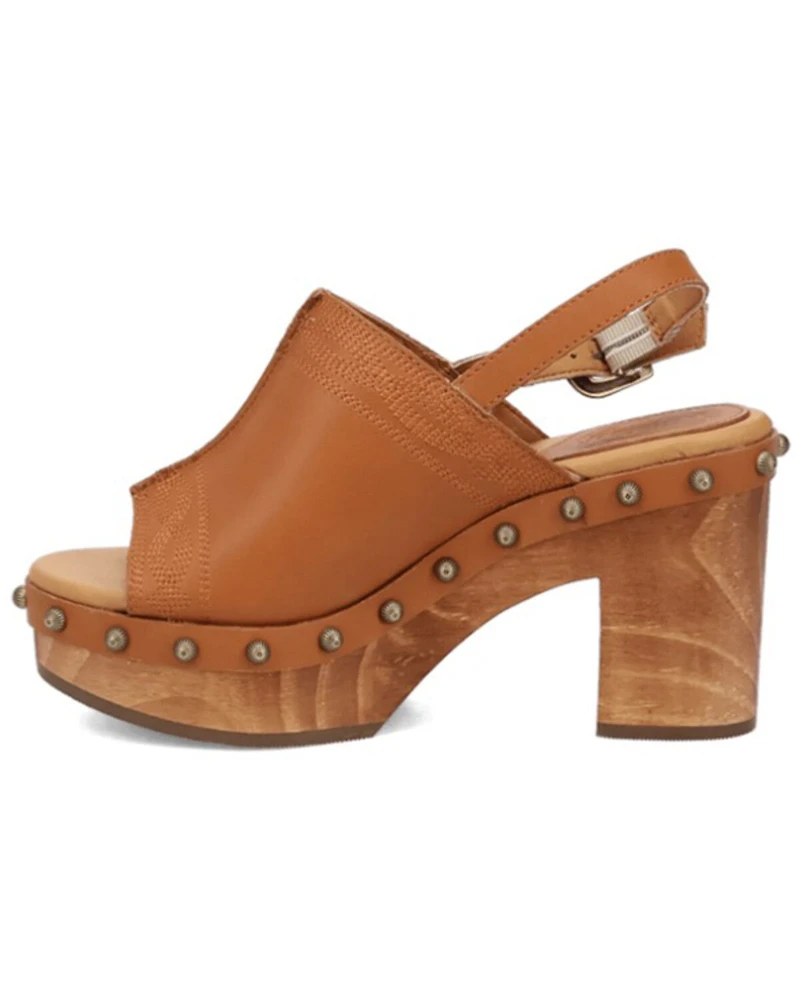 Dingo Women's Clover Wooden Sandals