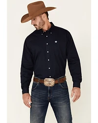 Cinch Men's Navy Solid Western Button Down Shirt