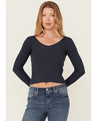 Shyanne Women's Ribbed Long Sleeve Sweater
