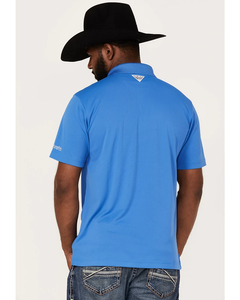 Columbia Men's Terminal Tackle Texas Flag Polo Shirt