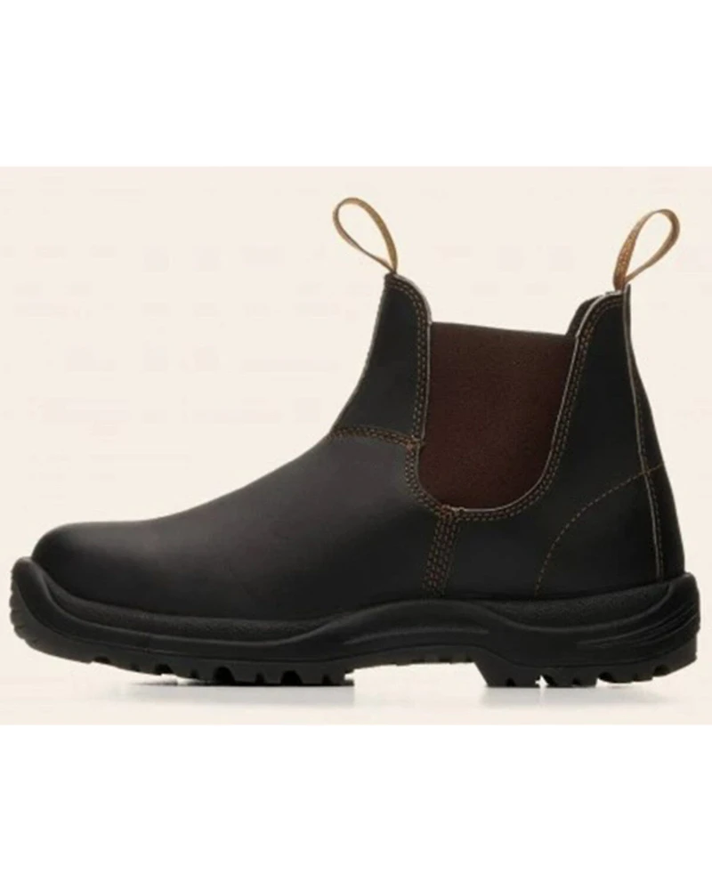 Blundstone Men's Chelsea Work Boots - Steel Toe