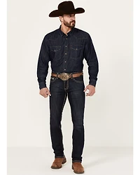 Rock & Roll Denim Men's Dark Wash Rifle Reflex Skinny Stretch Jeans
