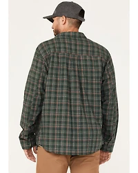 Brothers and Sons Men's Everyday Plaid Print Long Sleeve Button Down Western Flannel Shirt