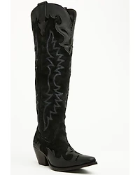 Dingo Women's Drama Queen Overlay Tall Western Boots