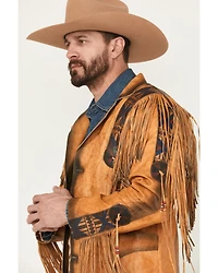 Kobler Men's Chinle Leather Long Fringe Jacket