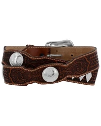 Tony Lama Men's Tooled Stillwater Creek Western Belt