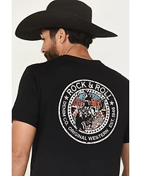 Rock & Roll Denim Men's Bronc Rider Short Sleeve Graphic T-Shirt