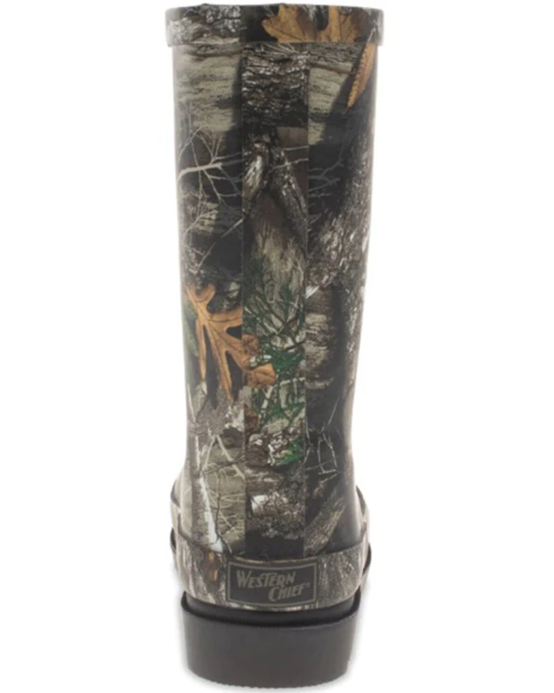 Western Chief Little Boys' RealTree Camo Tall Rain Boots - Round Toe