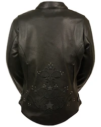 Milwaukee Leather Women's Reflective Star Jacket