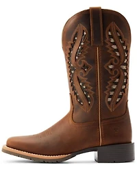Ariat Women's Hybrid Rancher VentTEK Distressed Western Performance Boots - Broad Square Toe