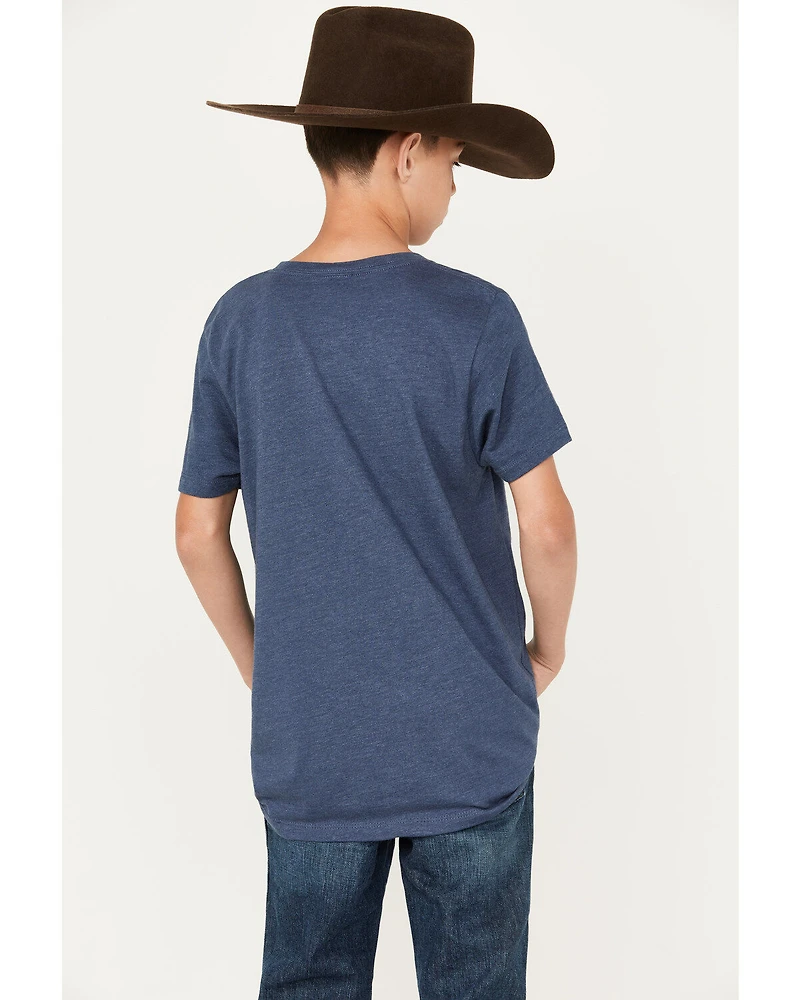 Cody James Boys' Bronco Buster Short Sleeve Graphic T-Shirt