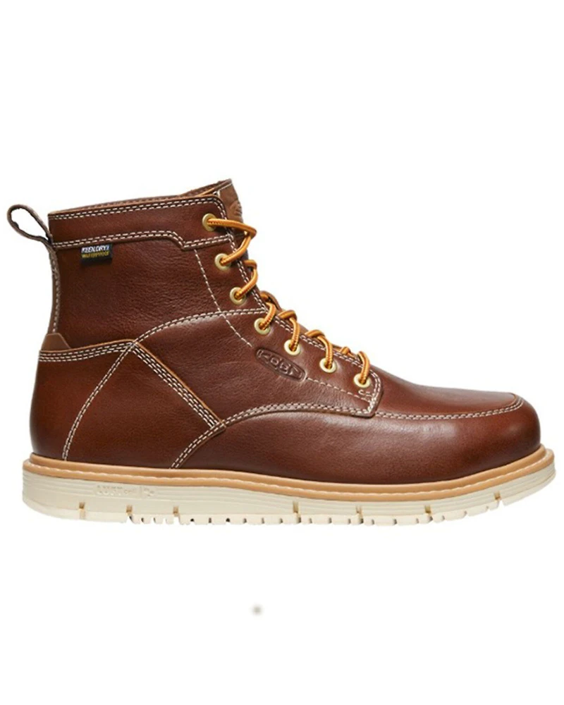 Keen Men's 6" San Jose Waterproof Work Boots - Alloy Toe