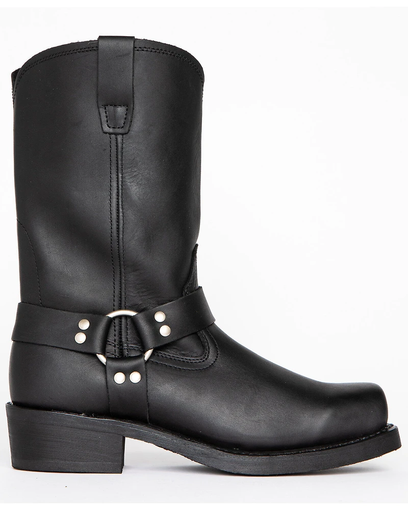 Brothers and Sons Men's Pull-On Motorcycle Boots - Square Toe