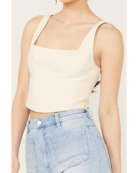 Show Me Your Mumu Women's Sleeveless Corset Top