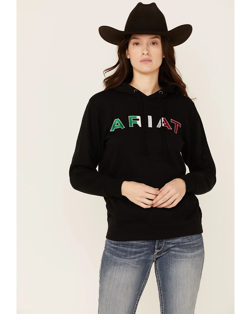 Ariat Women's Mexico Embroidered Logo Pullover Hoodie