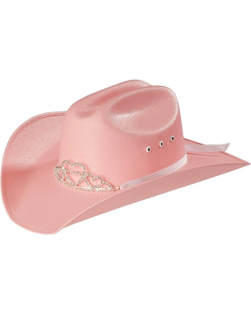 M&F Western Girls' Tiara Canvas Cowboy Hat