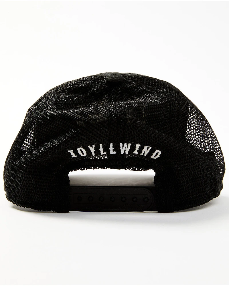Idyllwind Women's Bad Ass Woman Embroidered Mesh Back Ball Cap