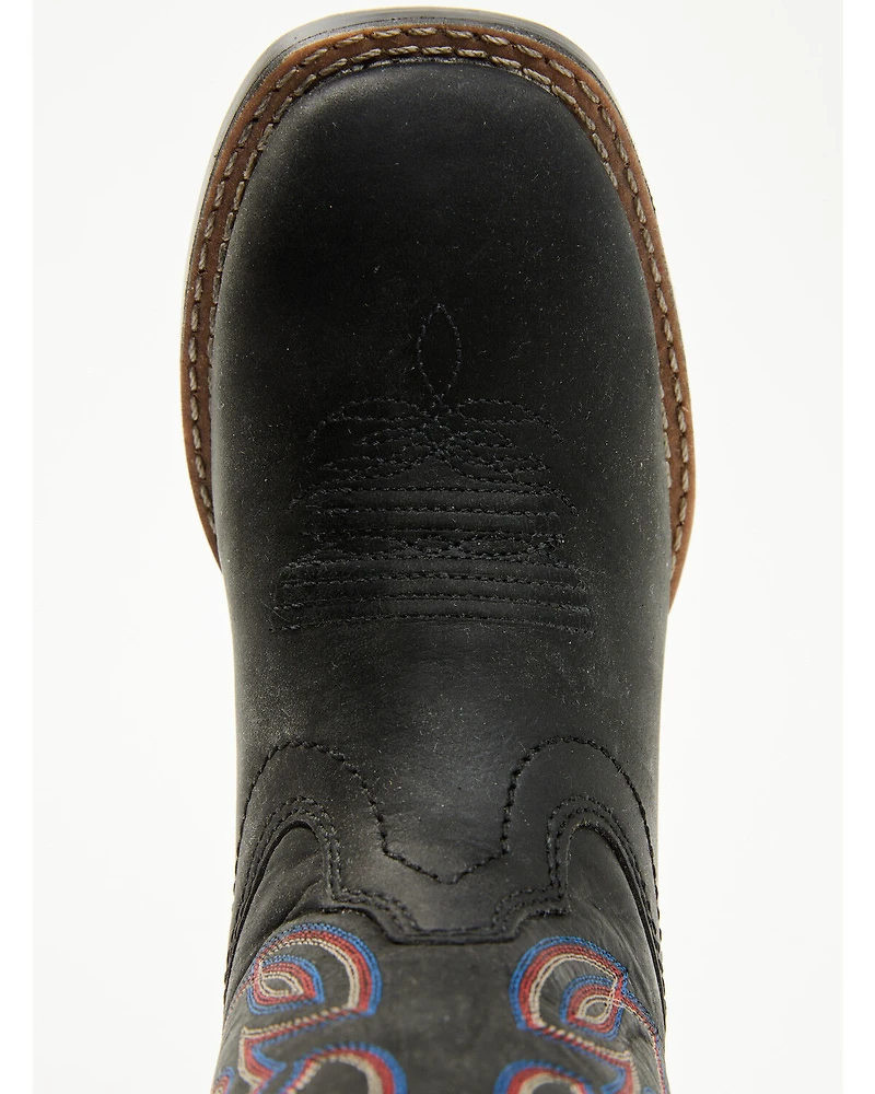 Justin Boys' Bowline Western Boots - Broad Square Toe
