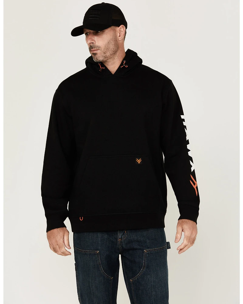 Hawx Men's Halstead Logo Sleeve Hooded Sweatshirt - Big & Tall