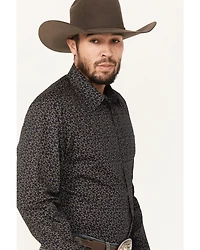 Gibson Trading Co Men's Ditsy Floral Print Long Sleeve Button-Down Western Shirt
