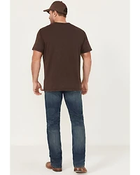 Brothers and Sons Men's Charger Wash Tucker Slim Straight Stretch Denim Jeans