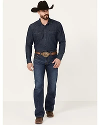 Cinch Men's Carter 2.0 Medium Stonewash Relaxed Bootcut Rigid Denim Jeans