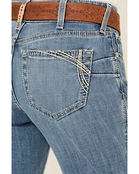 Ariat Women's Naz Medium Wash Perfect Rise Bootcut Stretch Denim Jeans