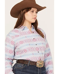Ariat Women's Billie Jean Southwestern Print Shirt - Plus