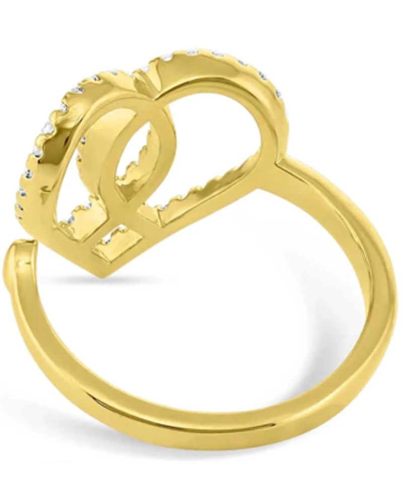 Montana Silversmiths Women's Connected Faith Heart Ring