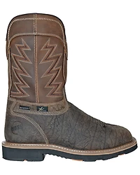 Hoss Men's Fracker Waterproof Metguard Wellington Work Boots - Composite Toe