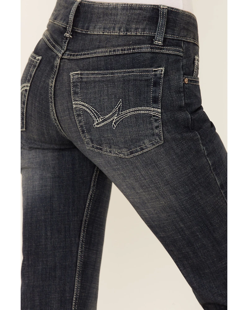 Wrangler Women's Dark Wash Bootcut Jeans