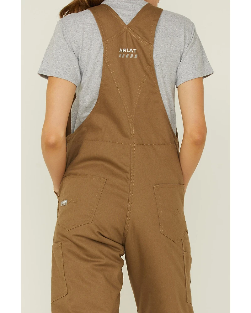 Ariat Women's Rebar DuraCanvas Stretch Insulated Bib Overalls