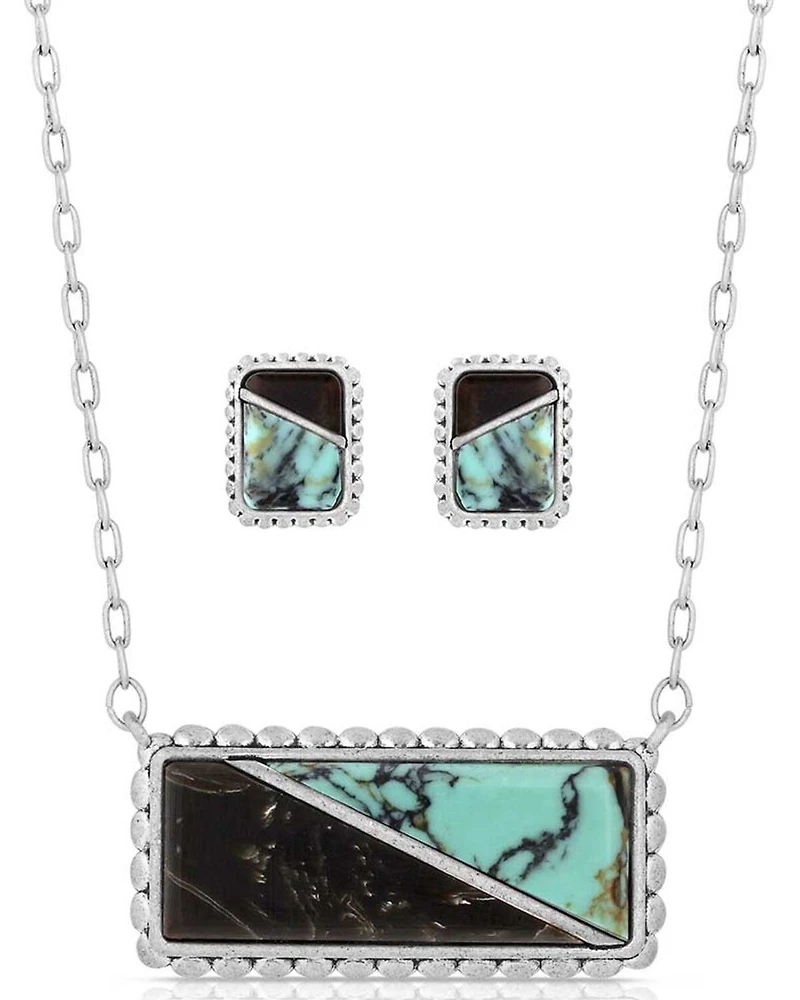 Montana Silversmiths Women's Double Essence Jewelry Set - 2 Piece