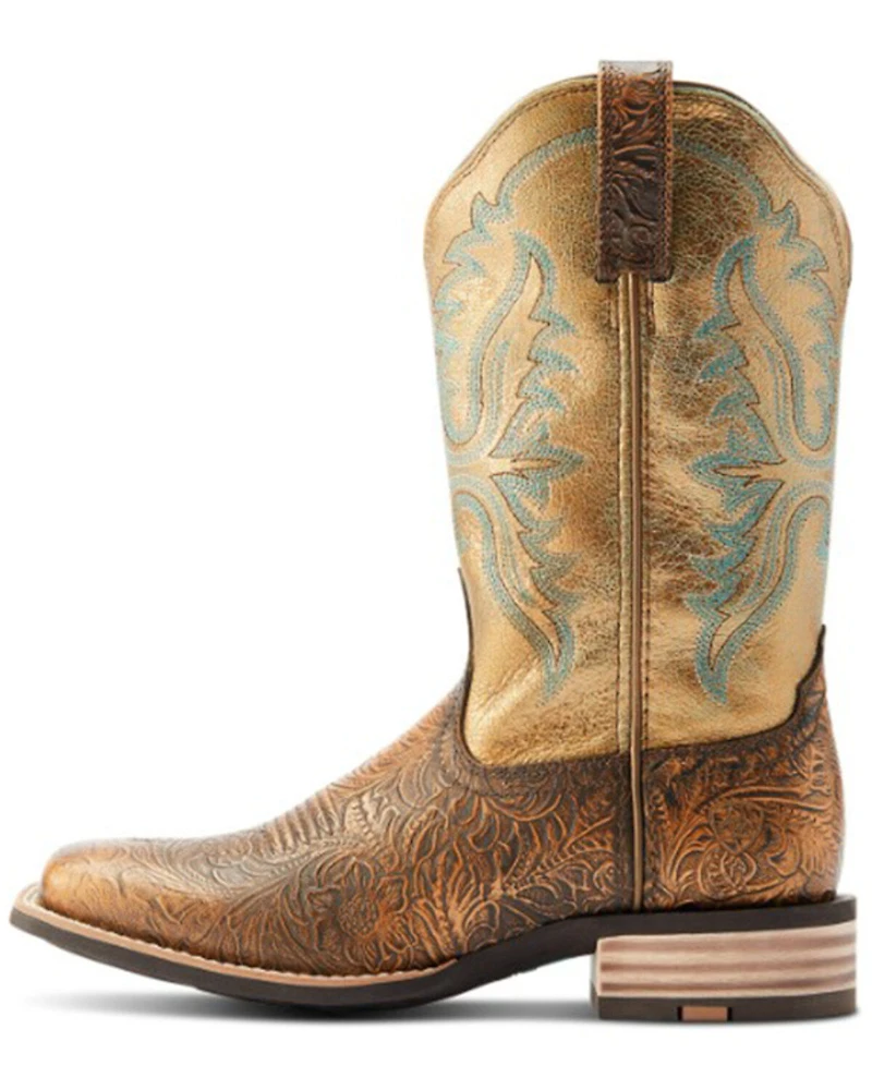 Ariat Women's Olena Western Performance Boots - Broad Square Toe