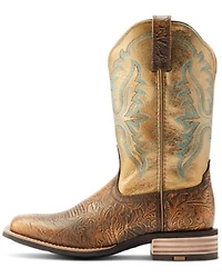 Ariat Women's Olena Western Performance Boots - Broad Square Toe