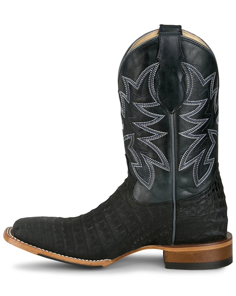 Justin Men's San Antone Exotic Caiman Western Boots