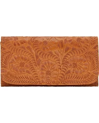 American West Women's Tri-Fold Wallet with Snap Closure