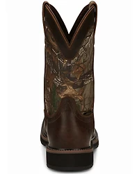 Justin Men's Trekker Waterproof Western Work Boots - Soft Toe