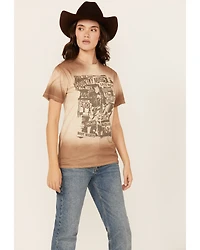 Cut & Paste Women's Tie-Dye Short Sleeve Graphic Tee
