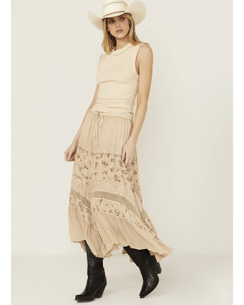 Scully Women's Floral Print Midi Skirt