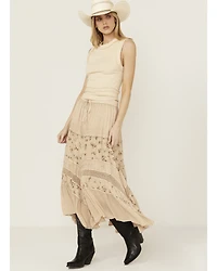 Scully Women's Floral Print Midi Skirt