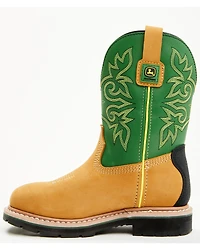 Skechers X John Deere Boys' Rowood Boulder Valley Waterproof Boots - Round Toe